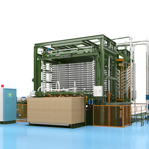 FULL AUTOMATIC 15 LAYERS PLYWOOD HOT PRESS PRODUCTION LINE
