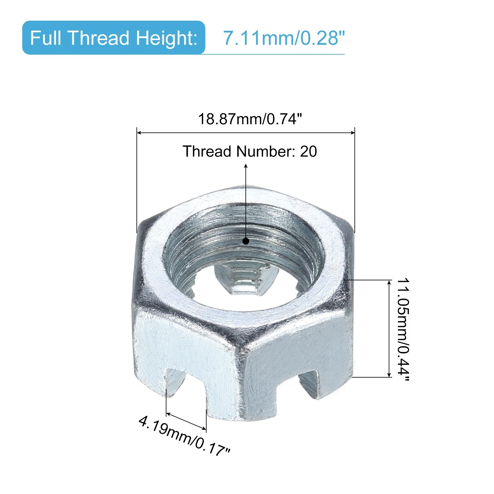 Slotted Hex Nuts (1)